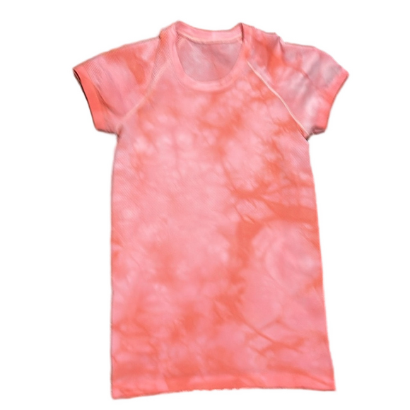 lululemon athletica Pink Tie-Dye Short Sleeve Tee - Picture 3 of 5